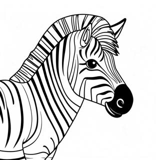 Zebra W Paski - Strona Do Kolorowania 10551-8444