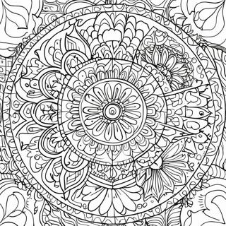 Creative Mandala Coloring Page 10600-8481