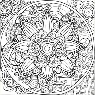 Creative Mandala Coloring Page 10600-8482