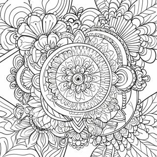 Creative Mandala Coloring Page 10600-8484