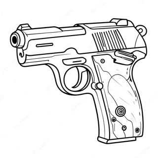 Gun Coloring Page 1060-854