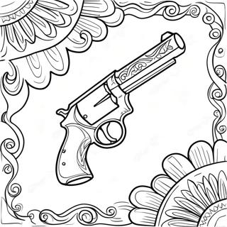 Gun Coloring Page 1060-855