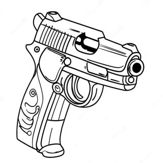 Gun Coloring Page 1060-856