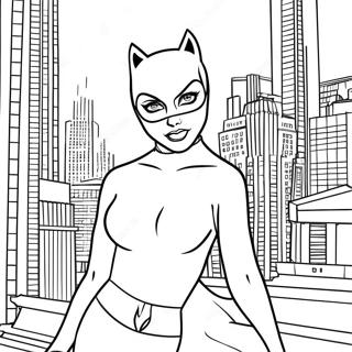 Catwoman In Gotham City Ausmalbild 10611-8480