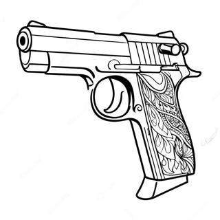 Gun Coloring Pages