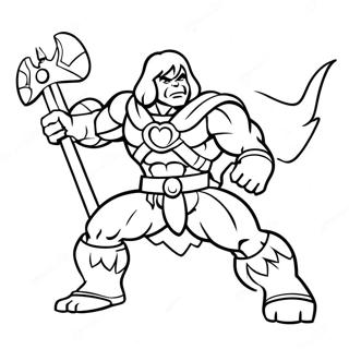 He Man Boyama Sayfaları