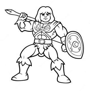 Pagini De Colorat Cu He-Man 10650-8500