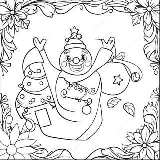 Christmas Cards Coloring Page 10660-8502