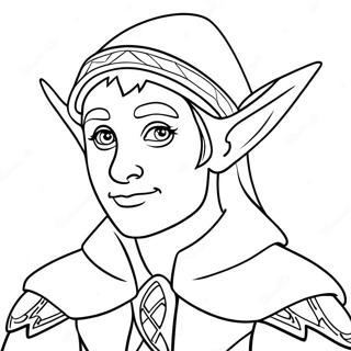 Elf Coloring Pages