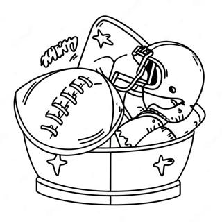 Super Bowl Coloring Page 10730-8554