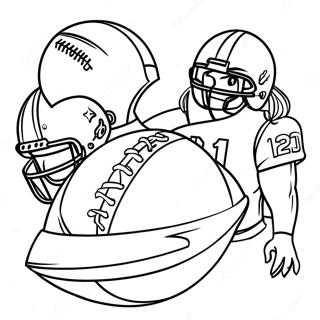 Super Bowl Coloring Page 10730-8556