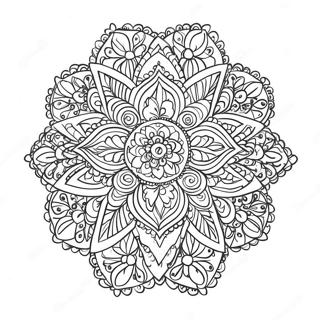 Rangoli Coloring Page 10740-8536