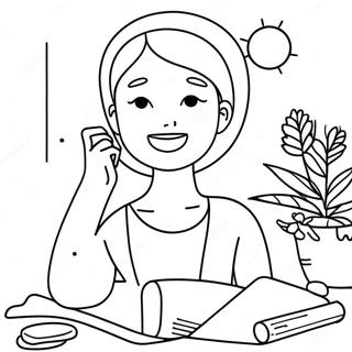 Self Care Coloring Page 10760-8546