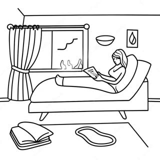 Relaxing Self Care Activities Coloring Page 10761-8544