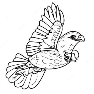 Hawk Coloring Pages