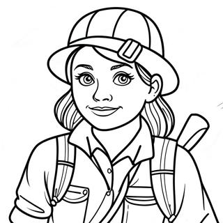 Amanda The Adventurer Coloring Page 10890-8618