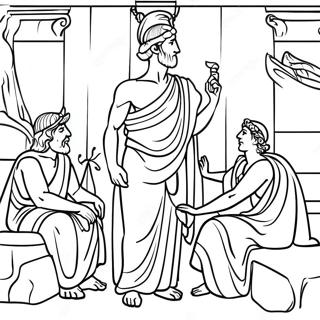 Ancient Greece Coloring Page 10900-8633