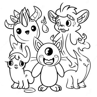 Supernatural Creatures Coloring Page 10940-8650