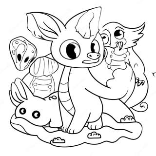 Supernatural Creatures Coloring Page 10940-8652