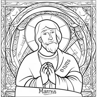 Beautiful Lord S Prayer Illustration Coloring Page 11051-8688