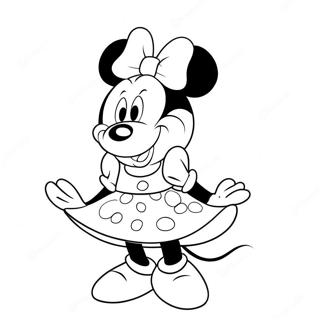 Minnie Mouse Pagini De Colorat