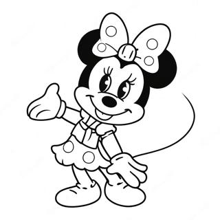 Página Para Colorear De Minnie Mouse 110-96