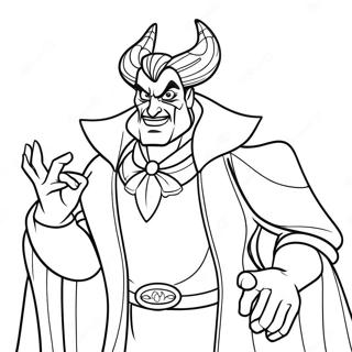 Disney Villain Coloring Pages