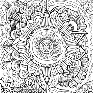 Adult Mandala Coloring Page 1110-895