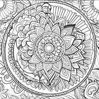 Adult Mandala Coloring Page 1110-896