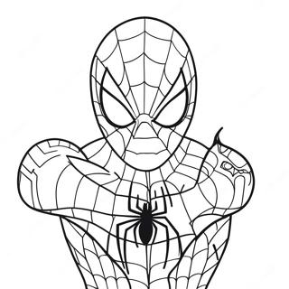 Kleurplaat Van Spiderman Voor Halloween 11120-8716