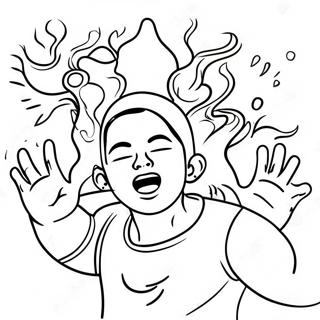 Holi Festival Coloring Page 11130-8727