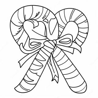 Candy Cane Coloring Page 11150-8738