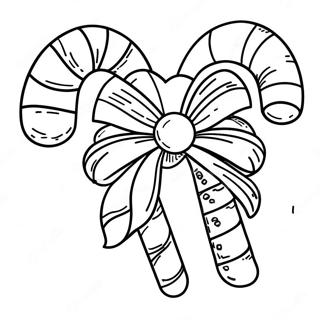 Candy Cane Coloring Page 11150-8739