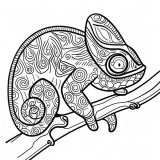 Chameleon Coloring Page 11160-8735