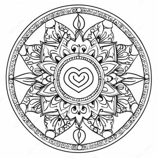 Meditation Mandala Coloring Page 11180-8755