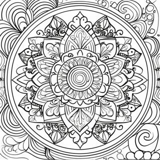 Meditation Mandala Coloring Page 11180-8756