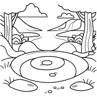 Zen Garden Meditation Coloring Page 11181-8762