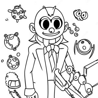 Evil Dr Eggman With Robots Coloring Page 11201-8782