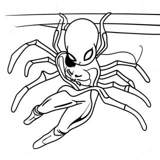 Spider Girl Coloring Pages