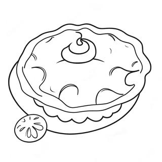 Pie Coloring Pages