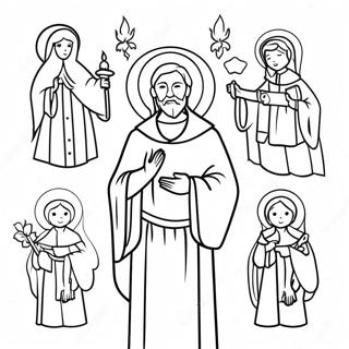 All Saints Day Coloring Pages