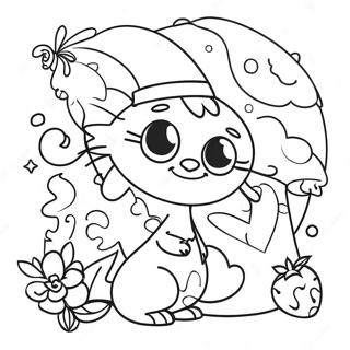 Whimsical Indie Characters Coloring Page 11281-8848