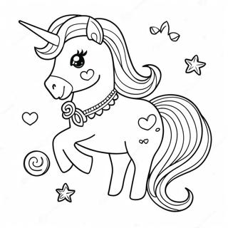 Unicorn Mermaid Coloring Pages