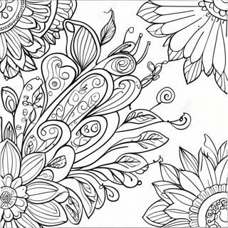 Gel Pen Coloring Pages