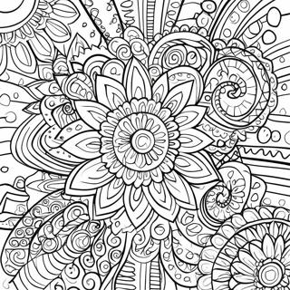 Gel Pen Coloring Pages