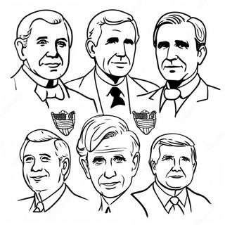 Presidents Coloring Page 11410-8989