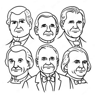 Presidents Coloring Page 11410-8991