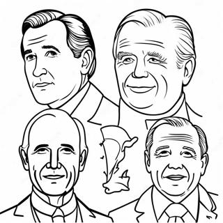 Presidents Coloring Page 11410-8992