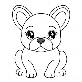 Frenchie Coloring Pages