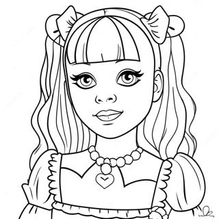 Melanie Martinez Coloring Page 11470-8984